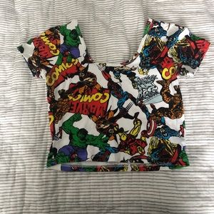 Marvel crop top